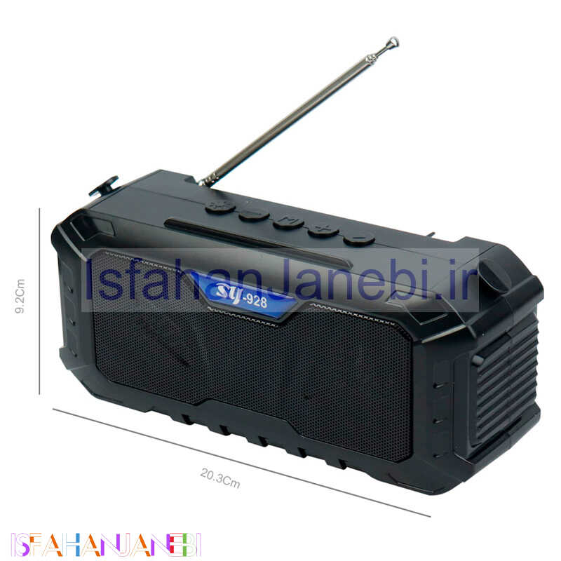 اصفهان جانبی-اسپیکر بلوتوثی رم و فلش خور خورشیدی SY-928