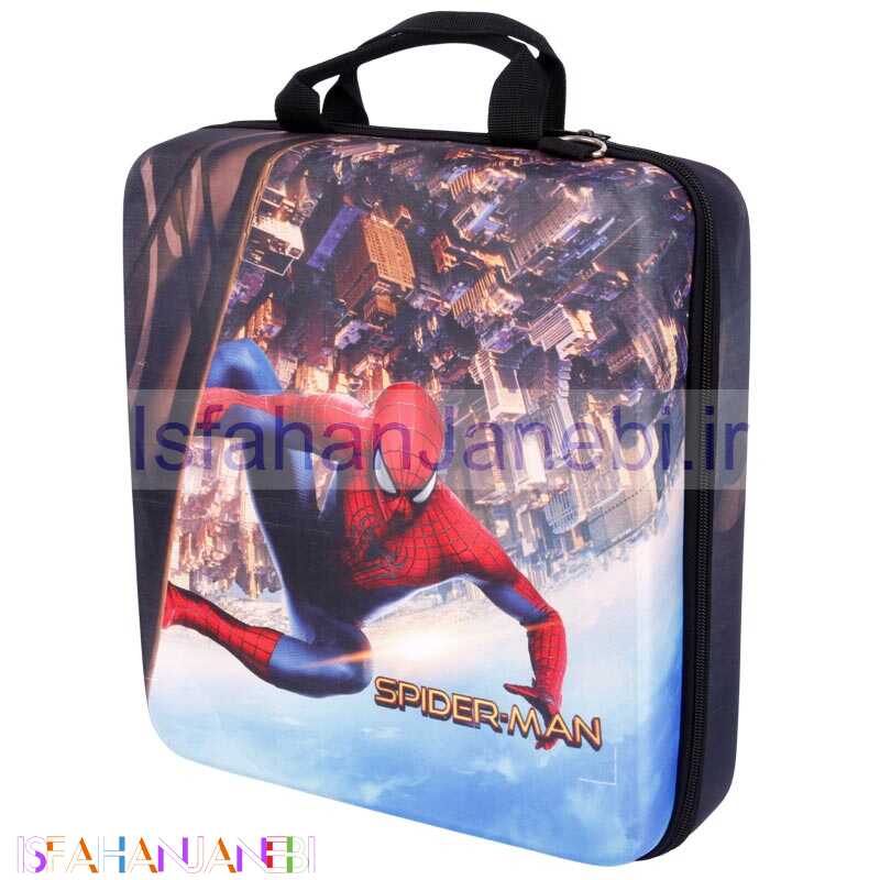 اصفهان جانبی-کیف کنسول بازی PS4 طرح Spider-Man کد 4