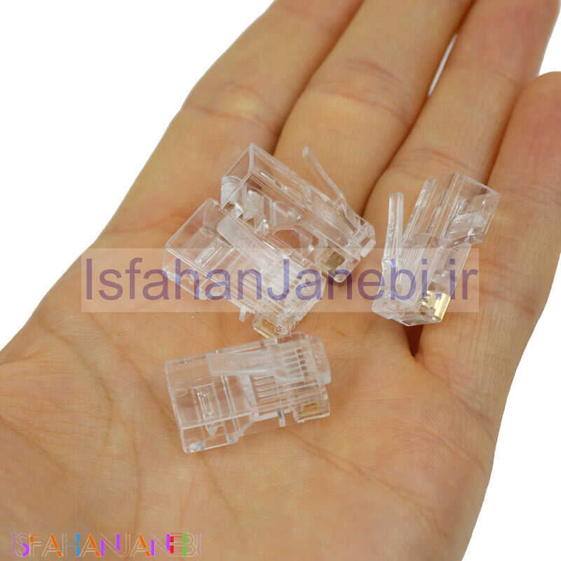 اصفهان جانبی-سوکت AMP Cat5 بسته 100 عددی