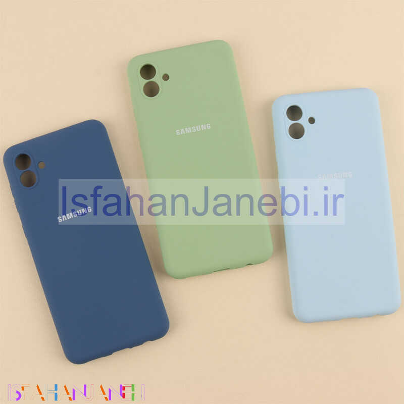 اصفهان جانبی-قاب سیلیکونی اصلی زیربسته سامسونگ Galaxy A04 محافظ لنزدار