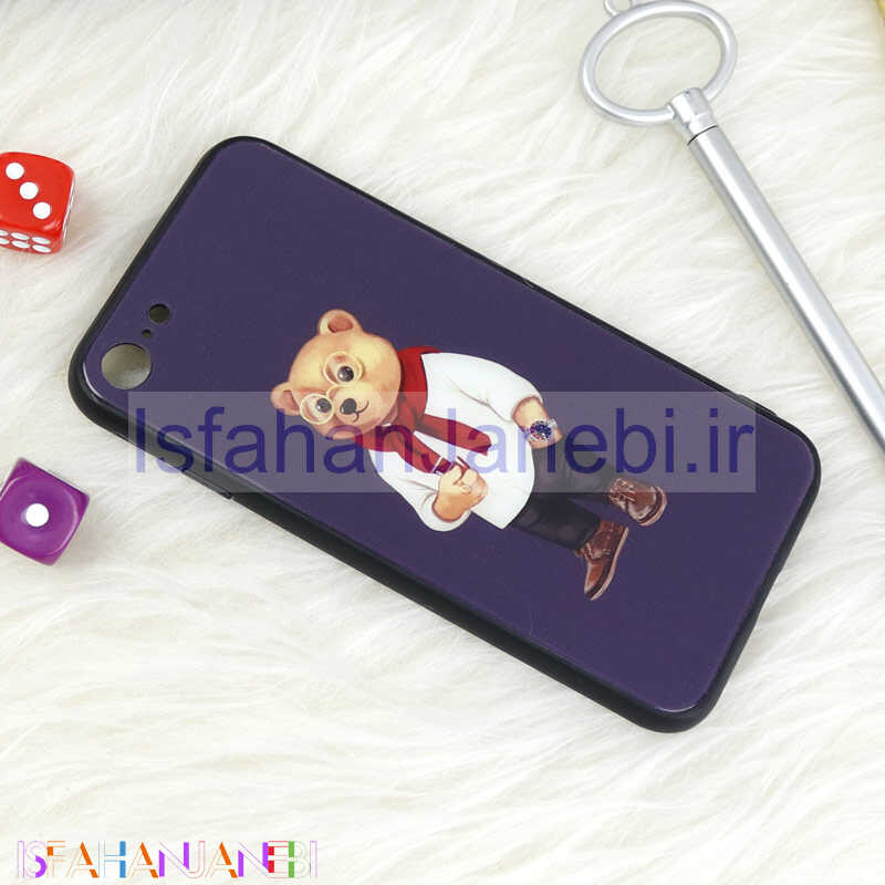 اصفهان جانبی-قاب پشت گلسی طرحدار Baron آیفون iPhone 7/8