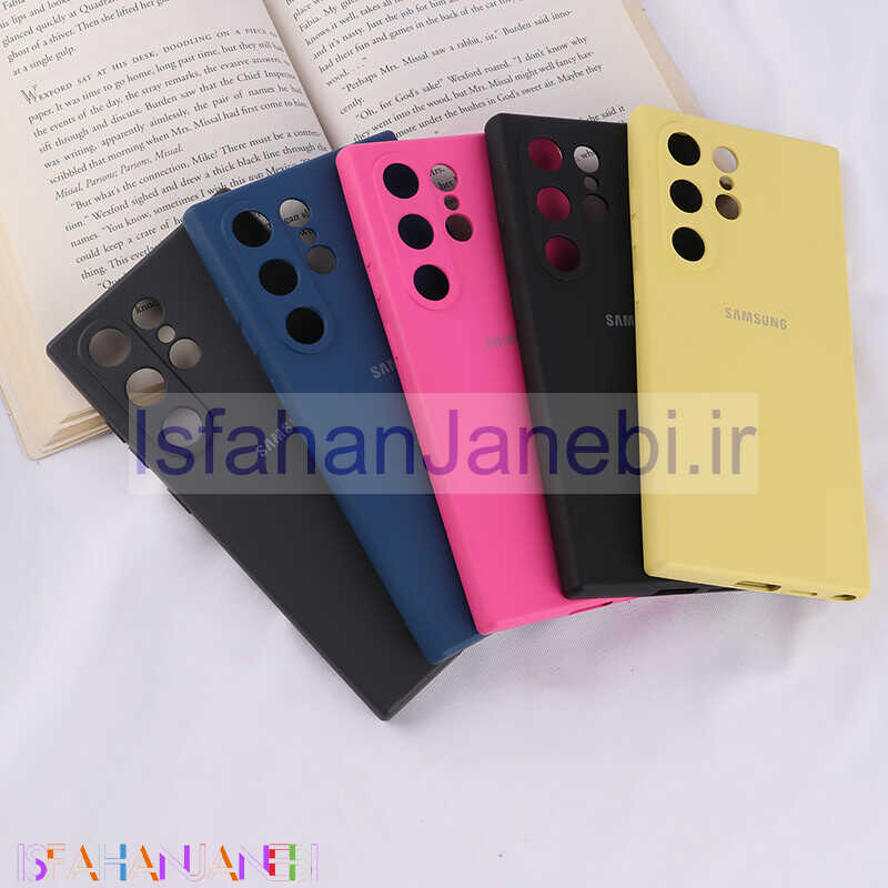 اصفهان جانبی-قاب سیلیکونی Highcopy زیربسته سامسونگ Galaxy S24 Ultra محافظ لنزدار