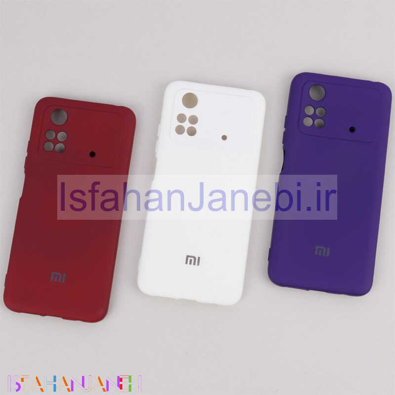 اصفهان جانبی-قاب سیلیکونی Highcopy زیربسته شیائومی Poco M4 Pro 4G محافظ لنزدار