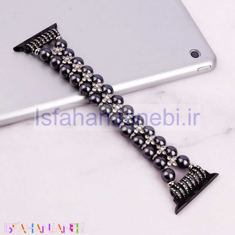 اصفهان جانبی-بند Monaco اپل واچ 44/42/45mm کد 9 خاکستری