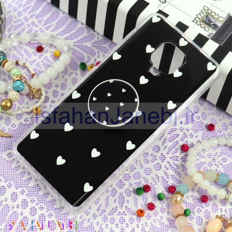 اصفهان جانبی-قاب سوپر IMD دور شفاف پاپ سوکت دار Xiaomi Redmi Note 9S قلبی