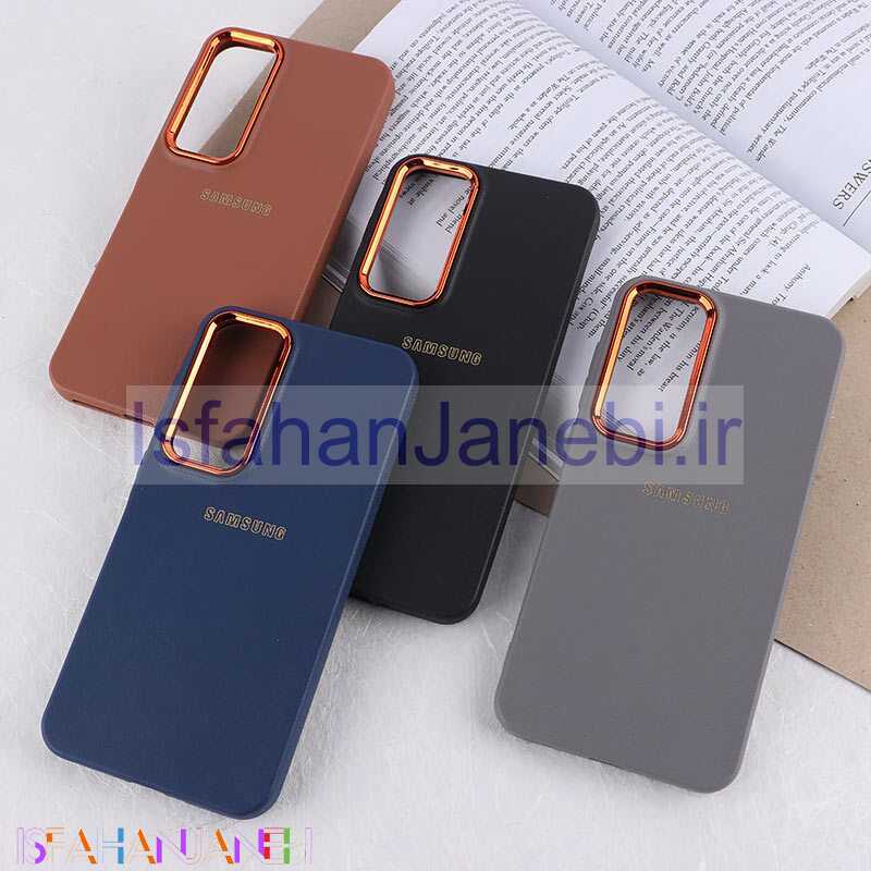 اصفهان جانبی-قاب ژله ای سامسونگ Galaxy A55 دور محافظ متال لوگودار