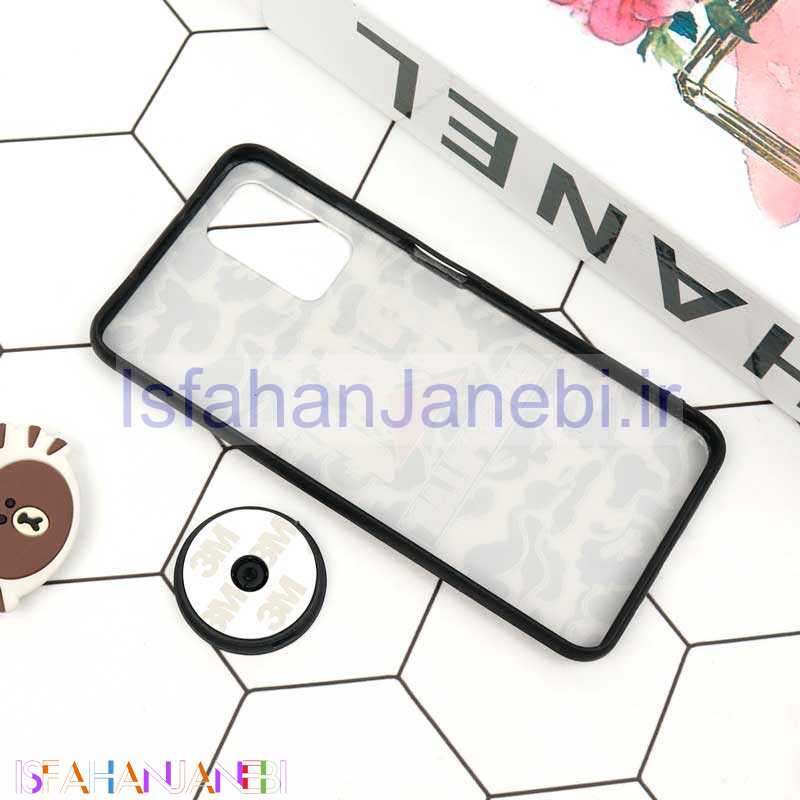 اصفهان جانبی-قاب فانتزی برجسته + پاپ سوکت طرح CAT شیائومی Poco M3 سری D