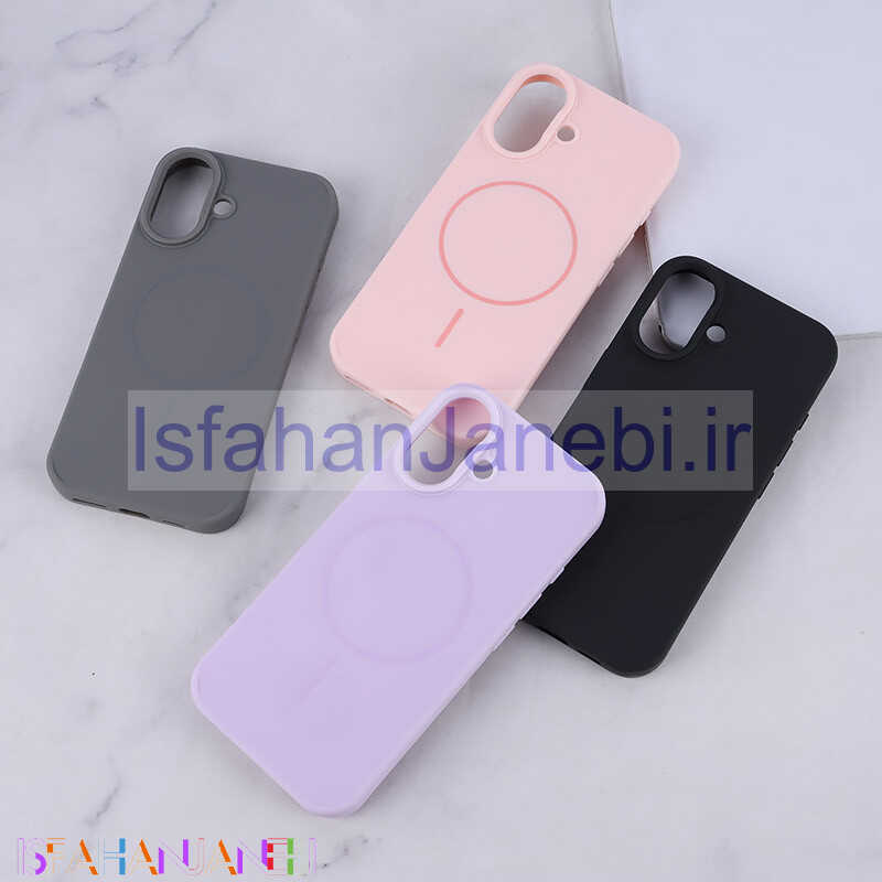اصفهان جانبی-قاب سیلیکونی ژله ای مگ سیف آیفون iPhone 16