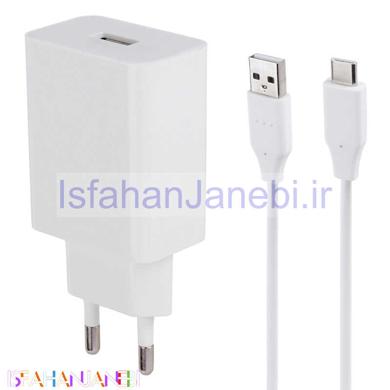 اصفهان جانبی-شارژر دیواری Xiaomi MDY-10-EF 3A 18W + کابل تایپ سی