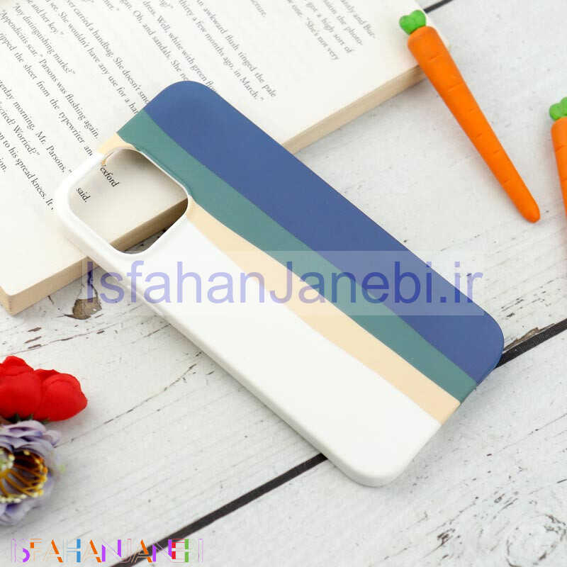 اصفهان جانبی-قاب سیلیکونی رنگین کمانی Highcopy آیفون iPhone 13 Pro Max
