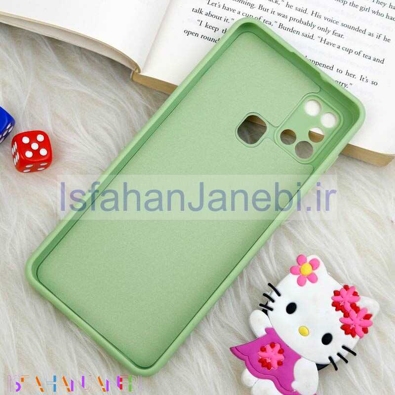 اصفهان جانبی-قاب سیلیکونی عروسکی محافظ لنزدار طرح کاکتوس Samsung Galaxy A21s