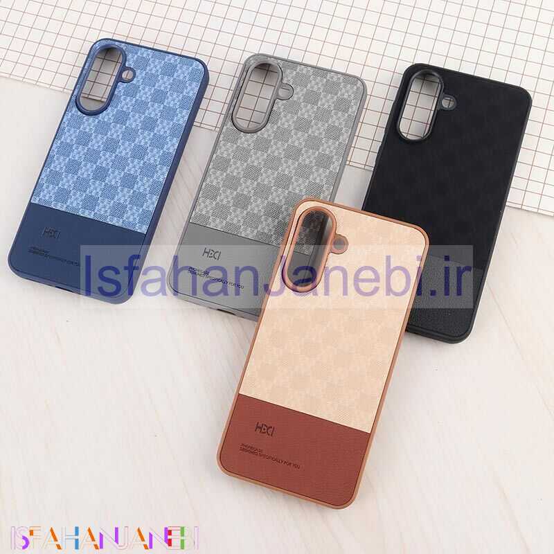 اصفهان جانبی-قاب چرمی HDCI سامسونگ Galaxy A56 دو تکه طرح دار
