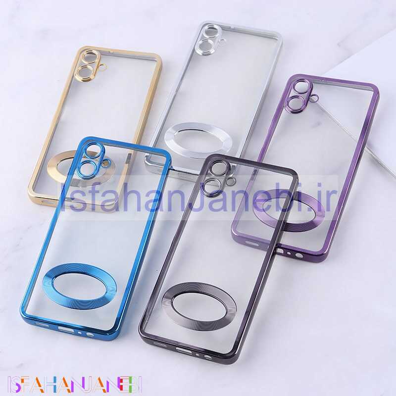 اصفهان جانبی-قاب شفاف سامسونگ Galaxy A06 محافظ لنزدار دور براق