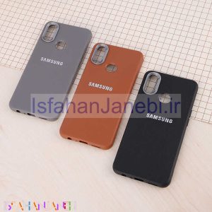 اصفهان جانبی-قاب چرمی ژله ای Leather سامسونگ Galaxy A10s لوگو متال