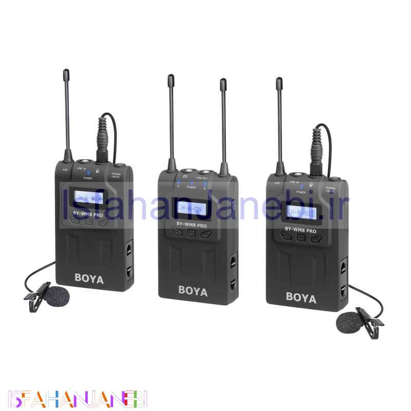 اصفهان جانبی-میکروفون بی سیم Boya BY-WM8 Pro K2