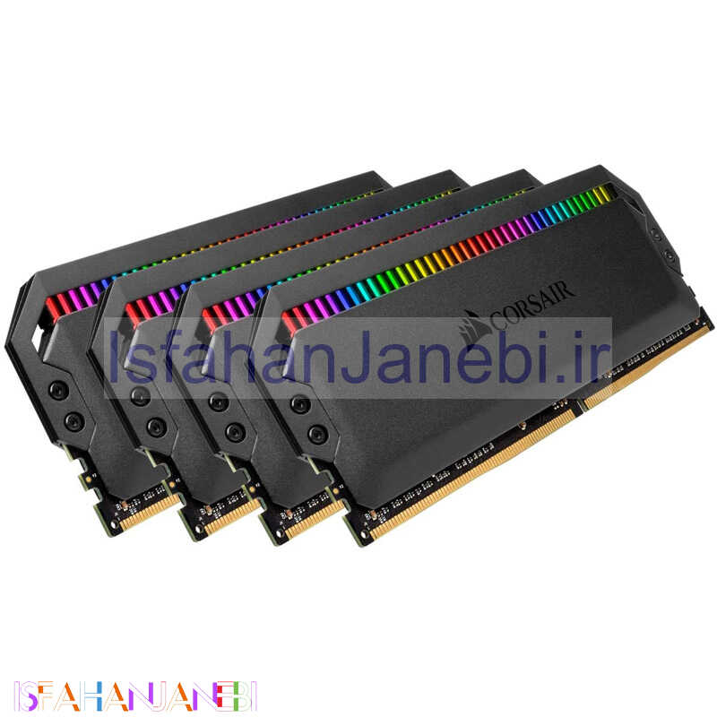 اصفهان جانبی-رم کامپیوتر Corsair Dominator Platinum RGB DDR4 32GB 3600MHz CL18 Quad