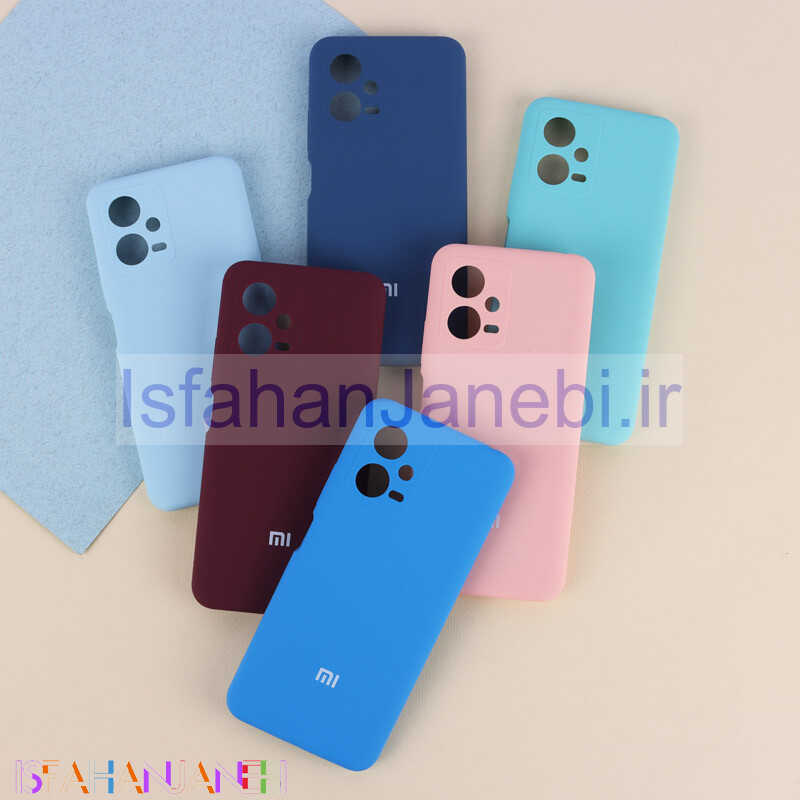 اصفهان جانبی-قاب سیلیکونی اصلی زیربسته شیائومی Redmi Note 12 5G محافظ لنزدار