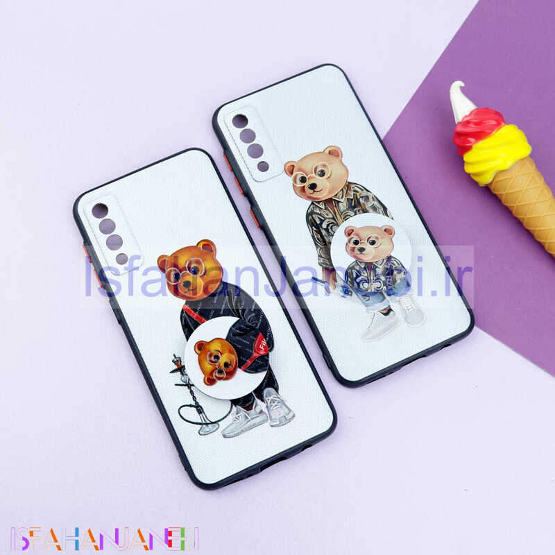 اصفهان جانبی-قاب فانتزی طرحدار پسرانه محافظ لنزدار + پاپ سوکت Samsung Galaxy A50 سری R