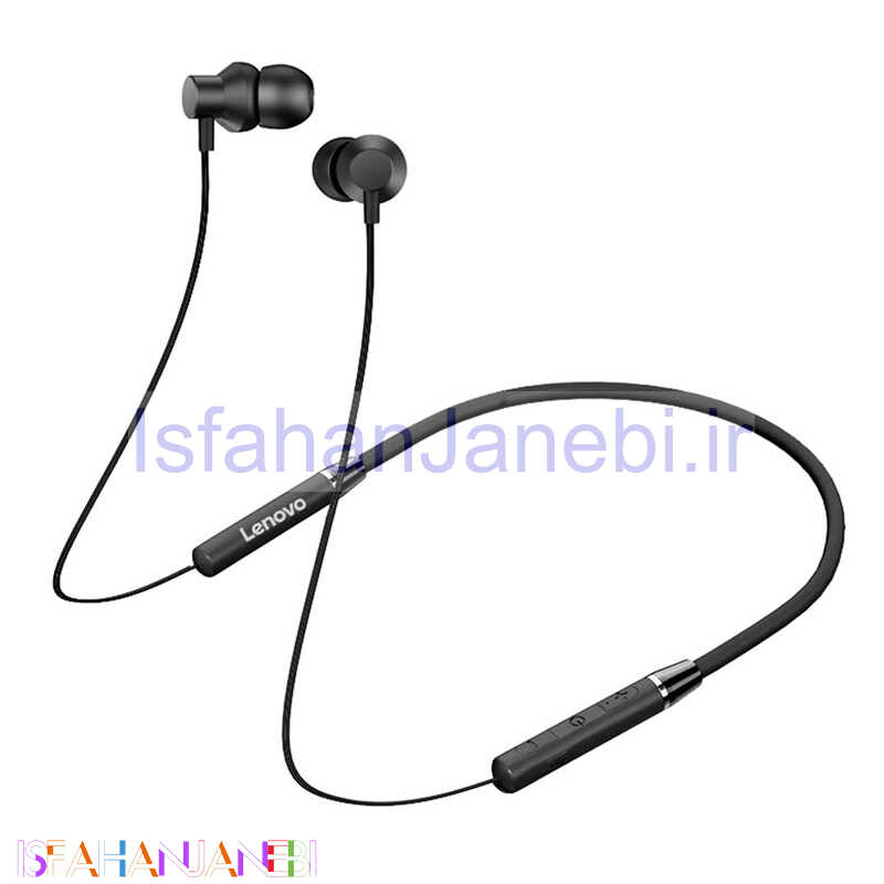 اصفهان جانبی-هندزفری بلوتوث دورگردنی Lenovo HE05