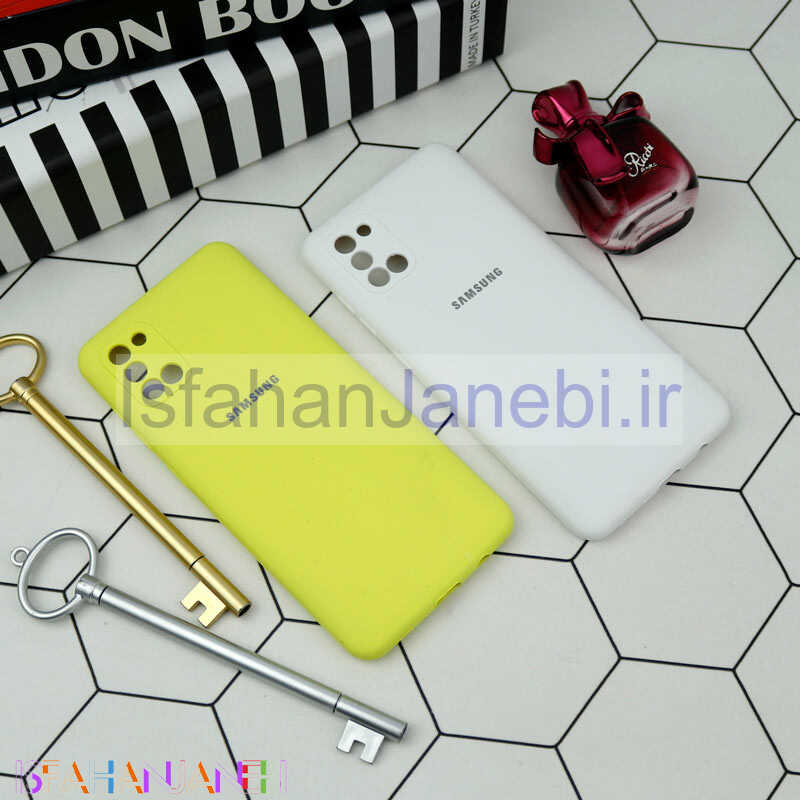 اصفهان جانبی-قاب سیلیکونی اصلی زیربسته سامسونگ Galaxy A31 محافظ لنزدار