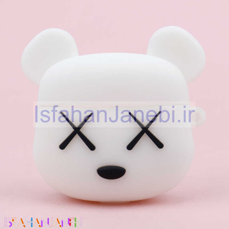 اصفهان جانبی-محافظ ایرپاد پرو سیلیکونی عروسکی مارشمالو موس سفید