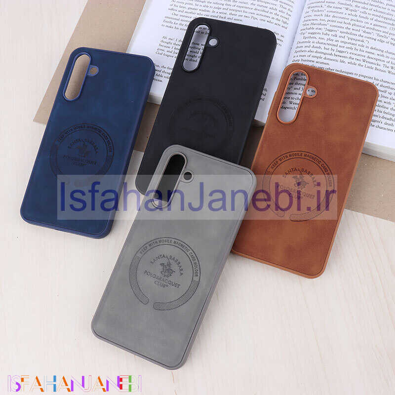 اصفهان جانبی-قاب چرمی Polo & Racquet Club سامسونگ Galaxy A16 4G / A16 5G طرح مگ سیف