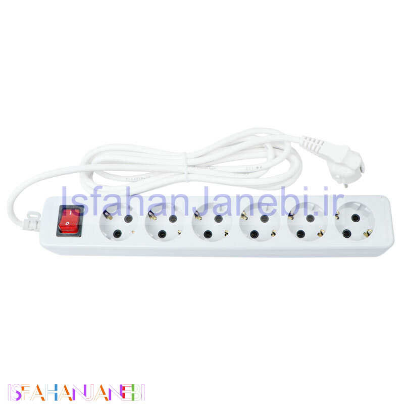 اصفهان جانبی-چند راهی 6 خانه شهاب پارت الکتریک با کابل 3 متری PE658