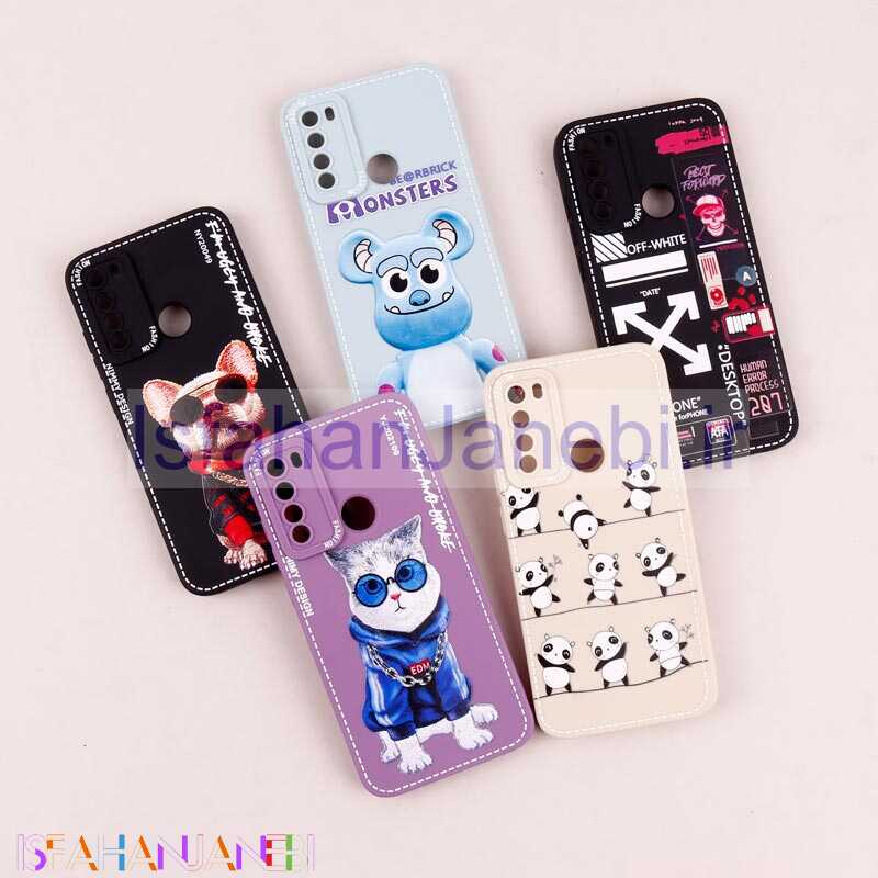 اصفهان جانبی-قاب محافظ لنزدار طرح دوخت Xiaomi Redmi Note 8