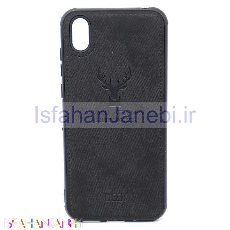 اصفهان جانبی-قاب چرمی طرح گوزن Huawei Y5 2019 مشکی