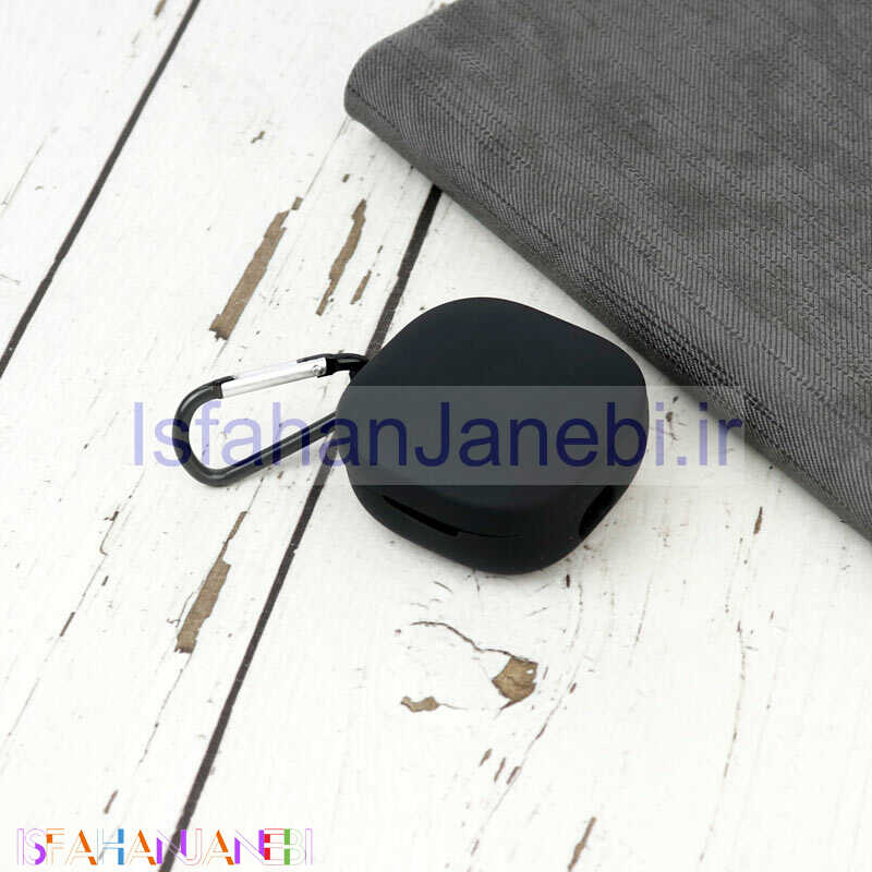 اصفهان جانبی-کاور محافظ هندزفری سیلیکونی QCY T13 سری 2 مشکی