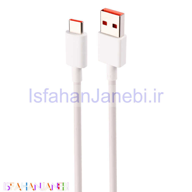 اصفهان جانبی-کابل تایپ سی فست شارژ Xiaomi Turbo Charge 1m