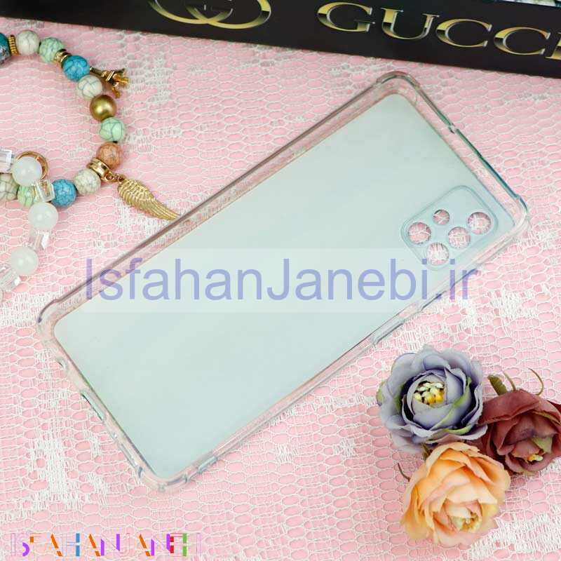 اصفهان جانبی-قاب محافظ لنزدار رنگین کمانی ستاره ای Samsung Galaxy A51