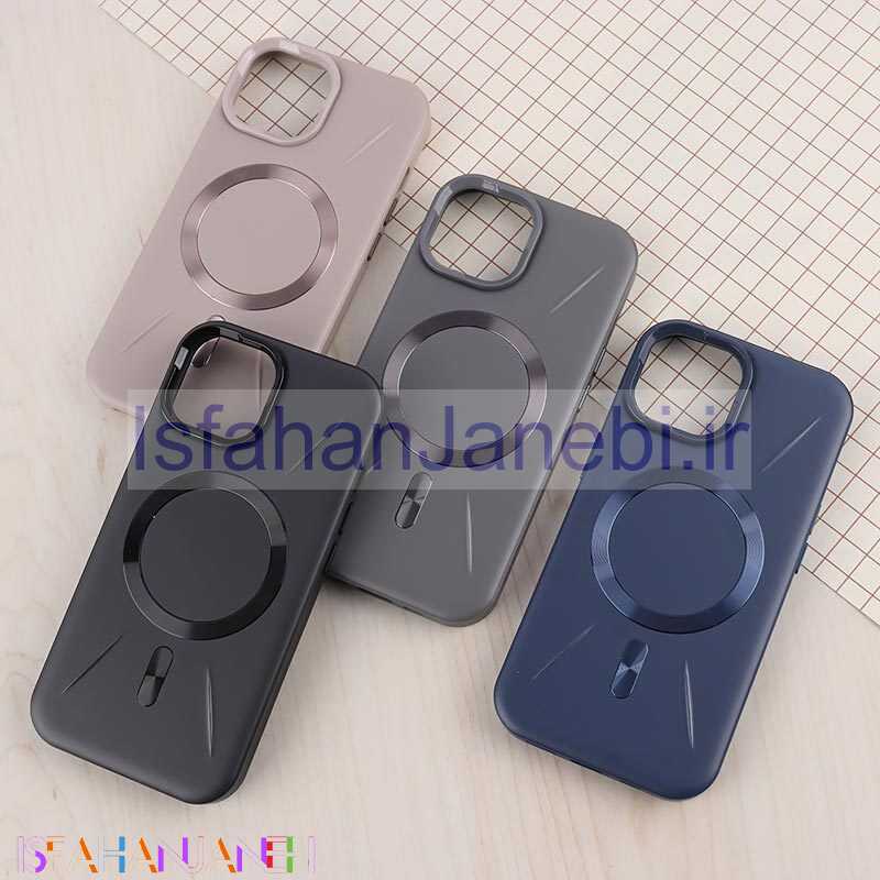 اصفهان جانبی-قاب PC مگ سیف آیفون iPhone 15 براق