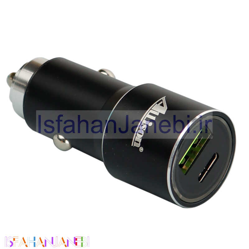 اصفهان جانبی-شارژر فندکی فست شارژ Allison ALS-A706 QC3.0 3A PD 36W