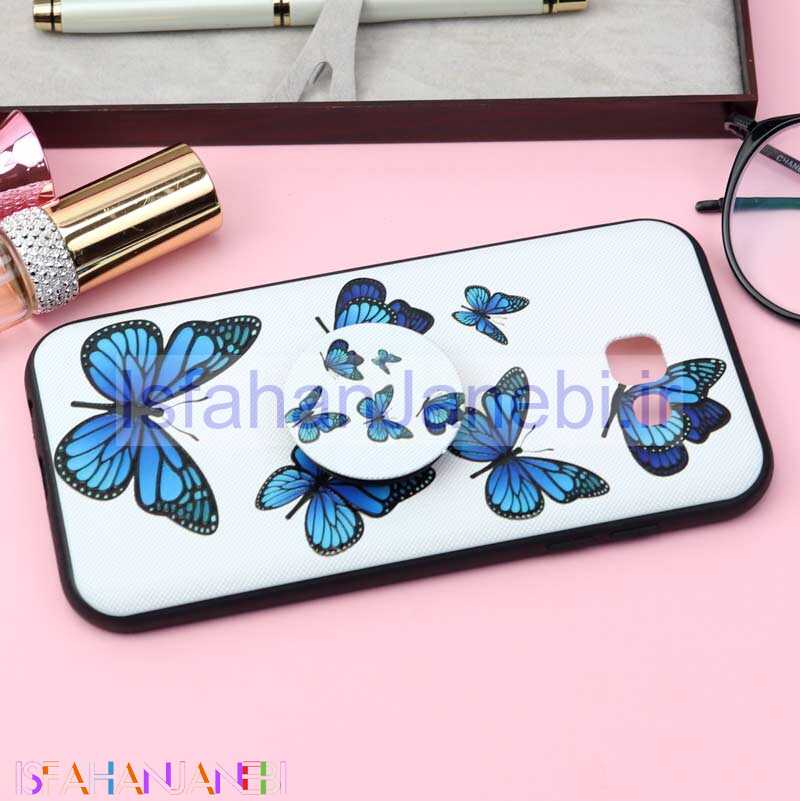 اصفهان جانبی-قاب فانتزی برجسته + پاپ سوکت کد10 سامسونگ A7 2017