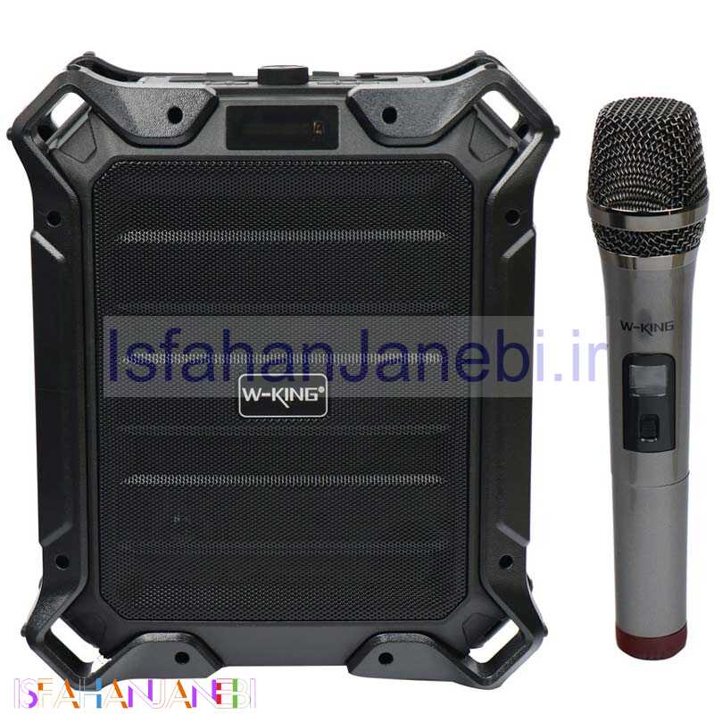 اصفهان جانبی-اسپیکر بلوتوثی رم و فلش خور W-King K2S + میکروفون