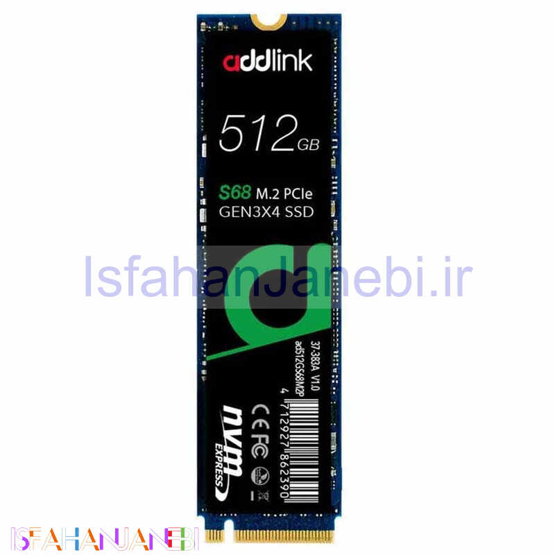 اصفهان جانبی-حافظه SSD ادلینک Addlink S68 512GB M.2
