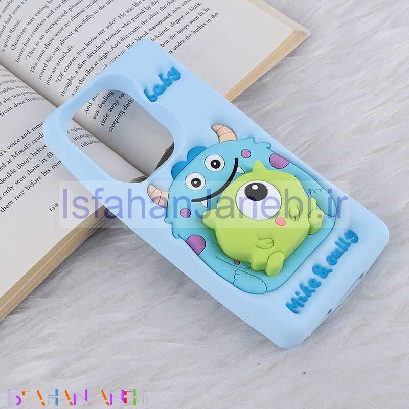 اصفهان جانبی-قاب عروسکی شیائومی Redmi Note 13 Pro 4G پاپ سوکت دار طرح Mike & Sully