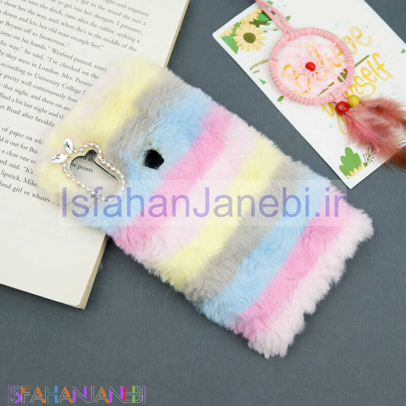 اصفهان جانبی-قاب پشمالو رنگین کمانی Samsung Galaxy A11