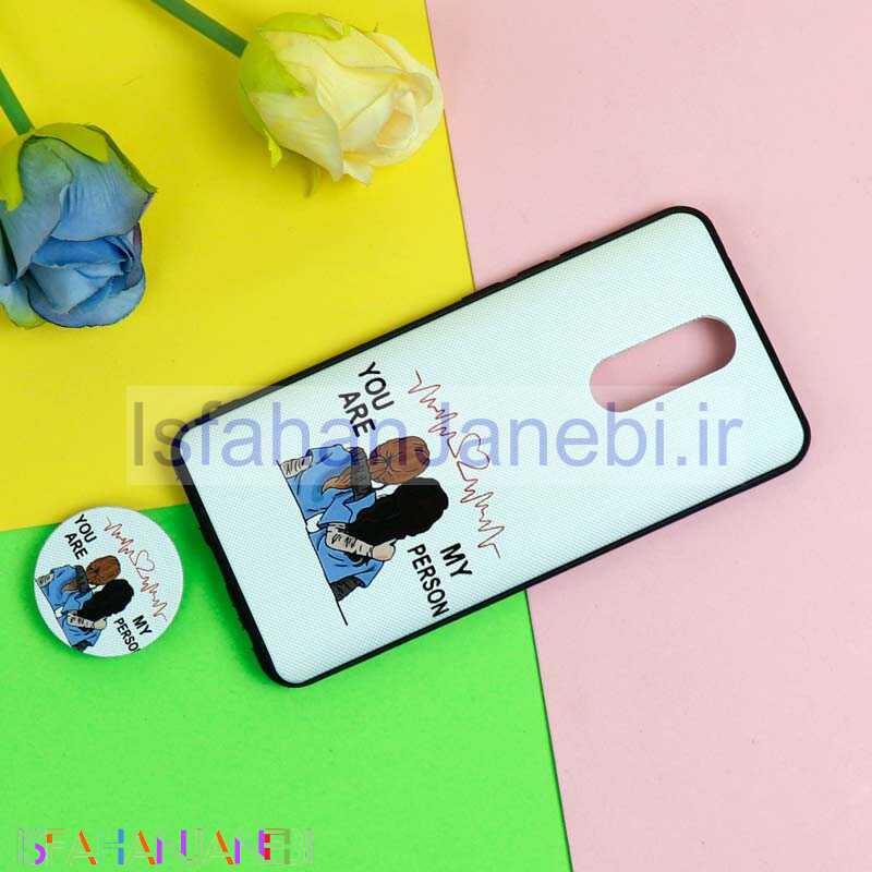 اصفهان جانبی-قاب فانتزی برجسته + پاپ سوکت طرح Friends شیائومی Redmi 8 سری D