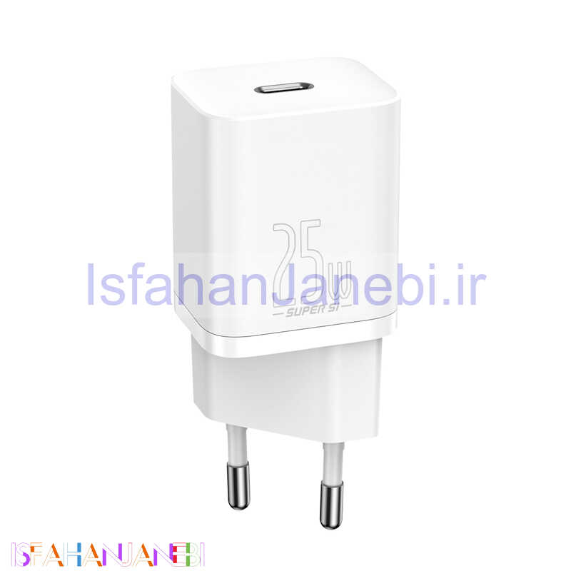 اصفهان جانبی-کلگی فست شارژ Baseus CCSP02010 3A QC3 PD 25W Type-C