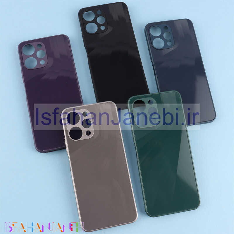 اصفهان جانبی-قاب PVD لیزری سه بعدی شیائومی Redmi 12 محافظ لنزدار