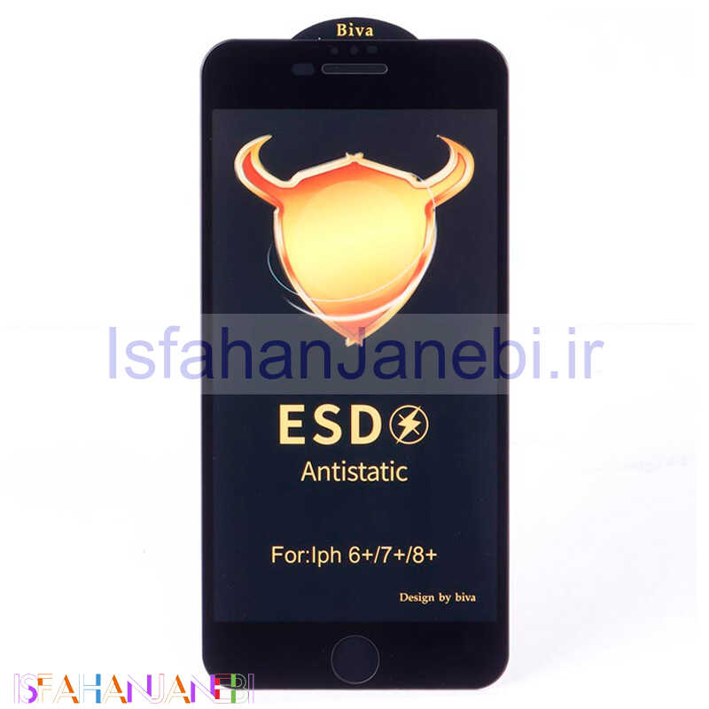 اصفهان جانبی-گلس ESD Anti Static بیوا iPhone 6 Plus / 6s Plus مشکی