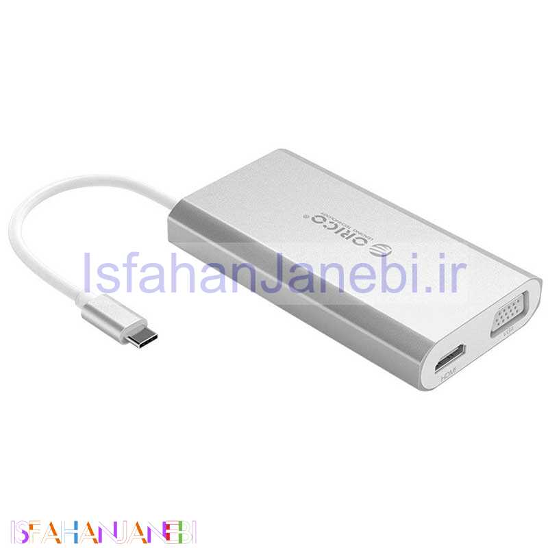 اصفهان جانبی-هاب 8 پورت Type-C اوریکو ADS3