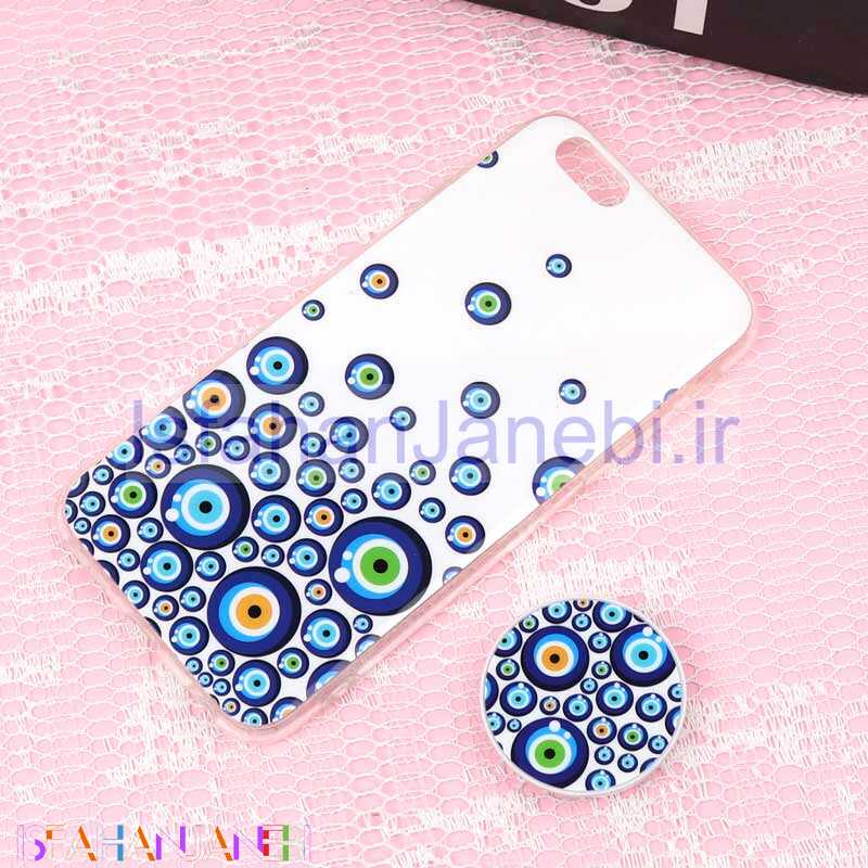 اصفهان جانبی-قاب سوپر IMD دور شفاف پاپ سوکت دار iPhone 6/6s چشم نظر