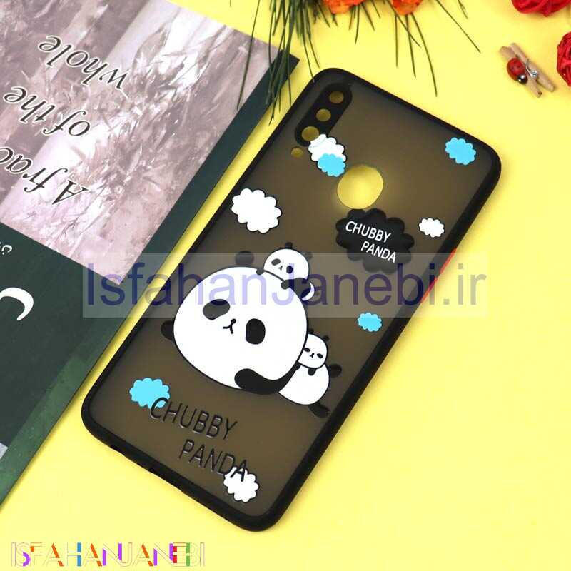اصفهان جانبی-قاب PC مات محافظ لنزدار طرحدار پاندا Samsung A20s