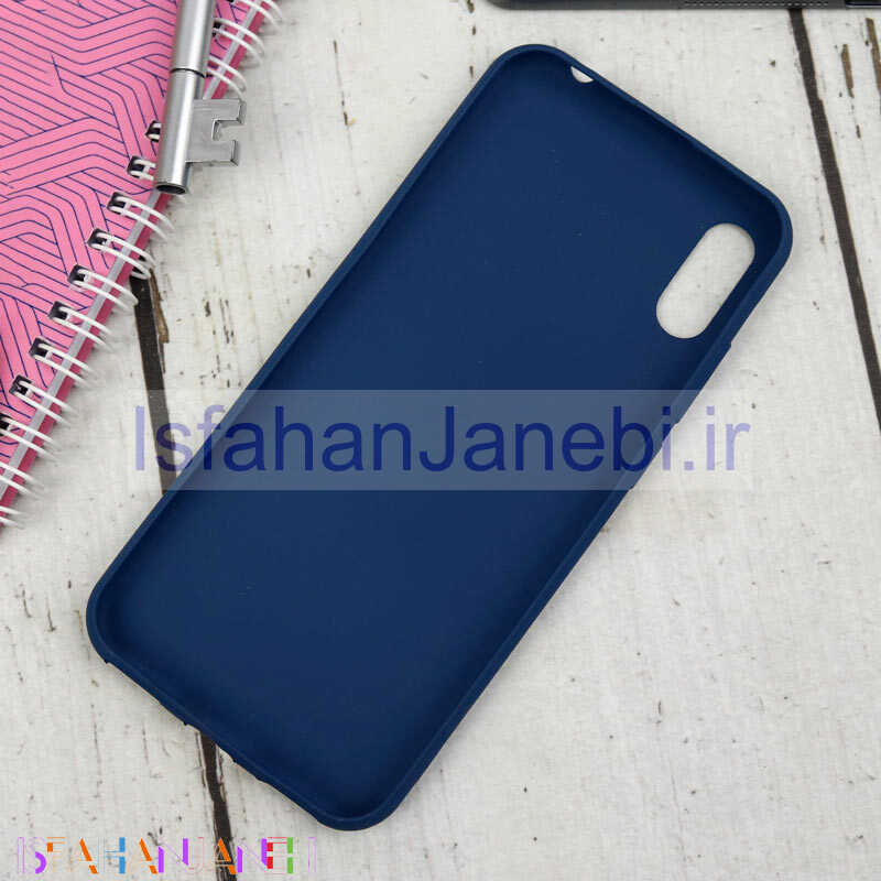 اصفهان جانبی-قاب طرح سیلیکونی Huawei Y6 2019 سرمه ای