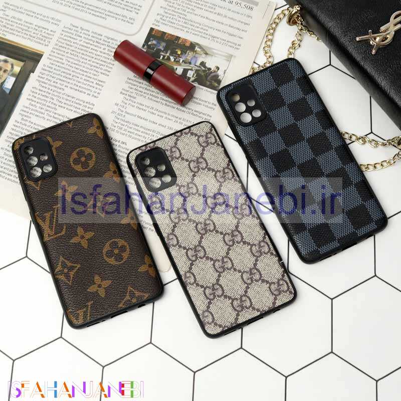 اصفهان جانبی-قاب محافظ لنزدار چرمی لاکچری Samsung A51