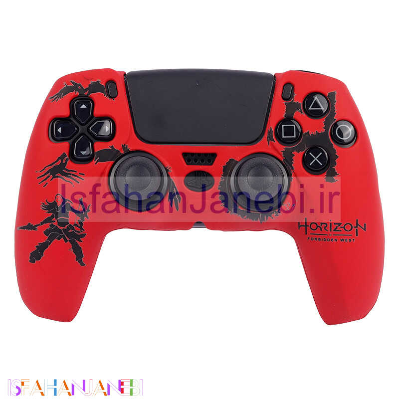 اصفهان جانبی-روکش دسته بازی PS5 طرح Horizon Forbidden West زمینه قرمز
