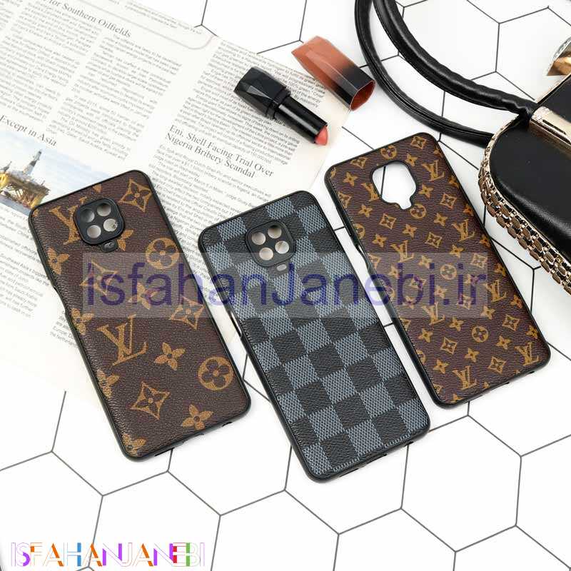اصفهان جانبی-قاب چرمی لاکچری محافظ لنزدار Xiaomi Redmi Note 9s / Note 9 Pro